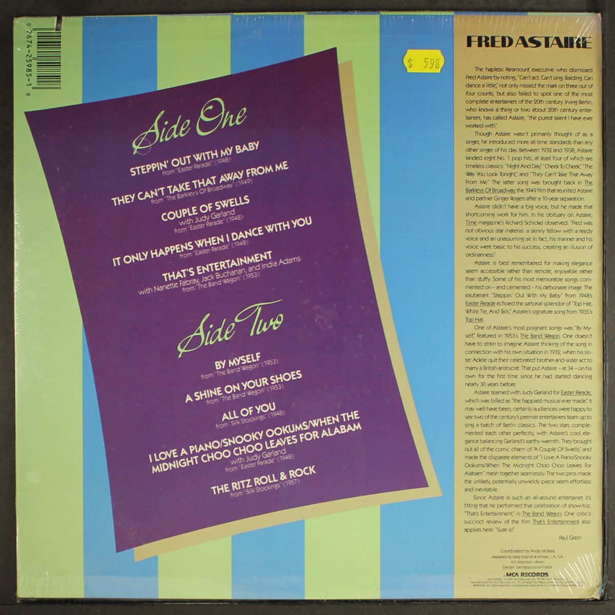best of fred astaire by FRED ASTAIRE