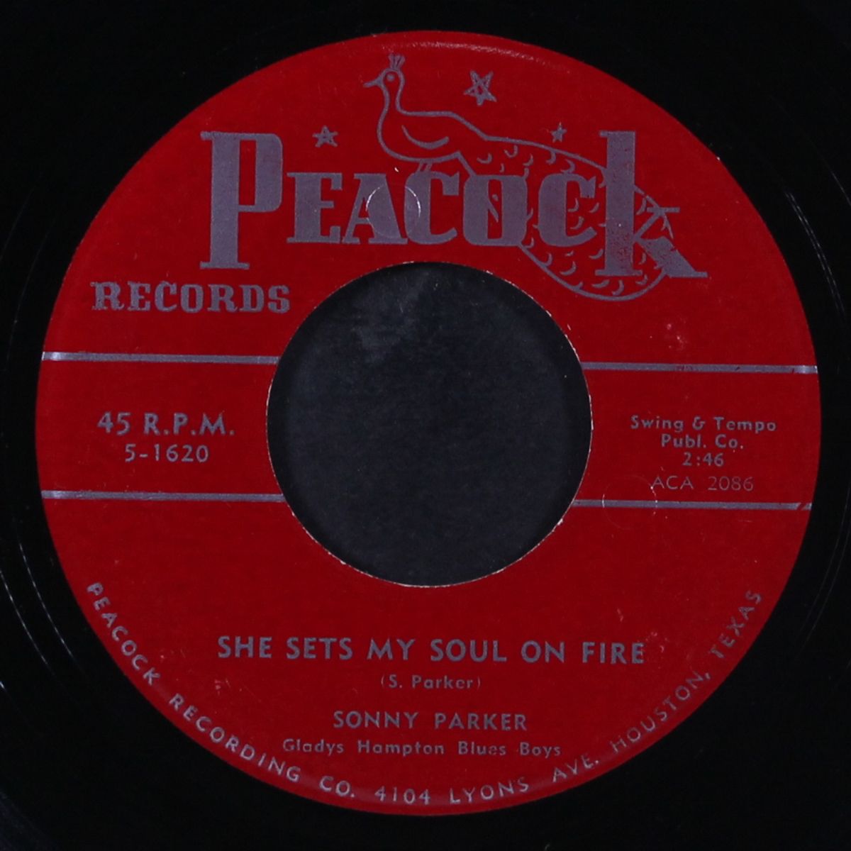 disgusted blues / she sets my soul on fire by SONNY PARKER