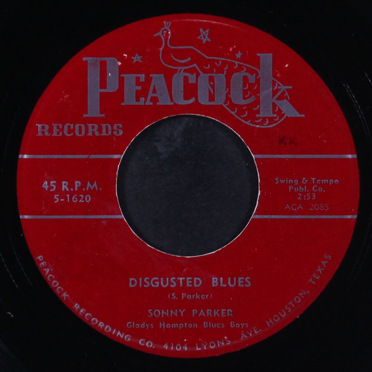 disgusted blues / she sets my soul on fire by SONNY PARKER