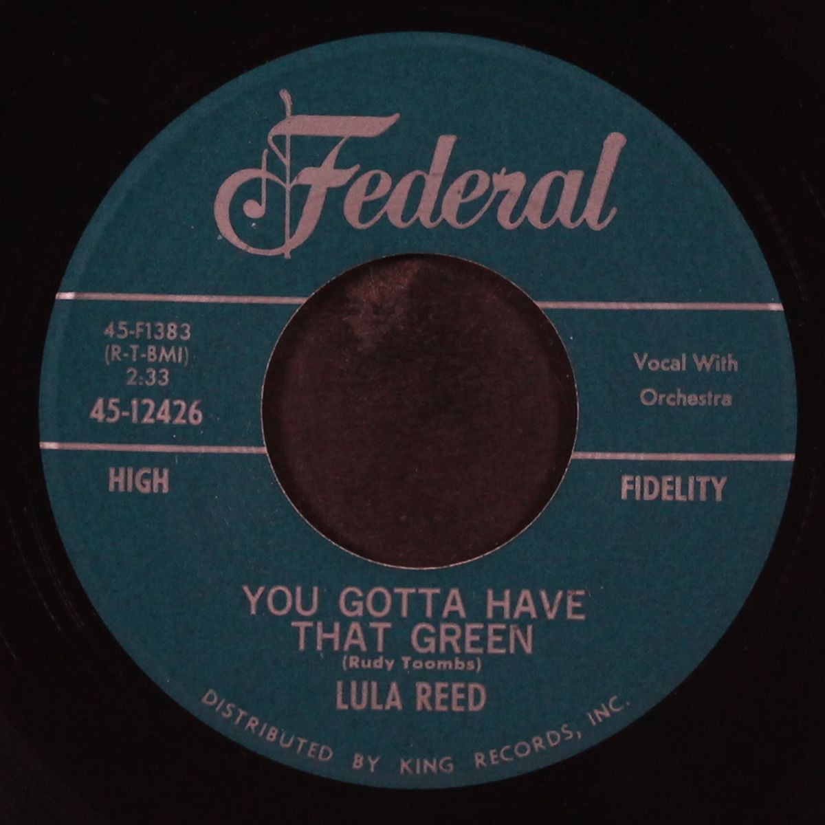 you gotta have that green / know what you're doing by LULA REED