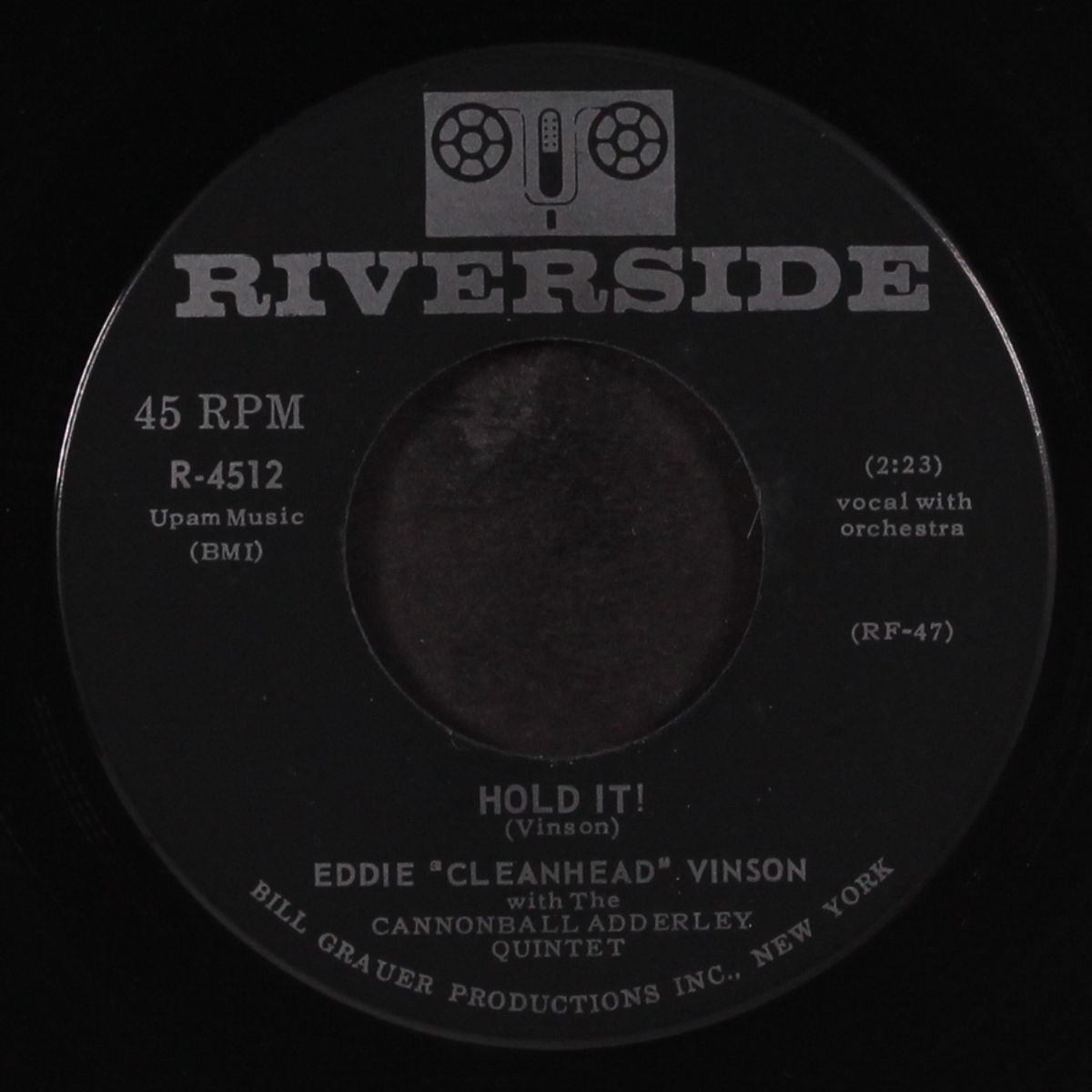 hold it! / back door blues by EDDIE 'CLEANHEAD' VINSON