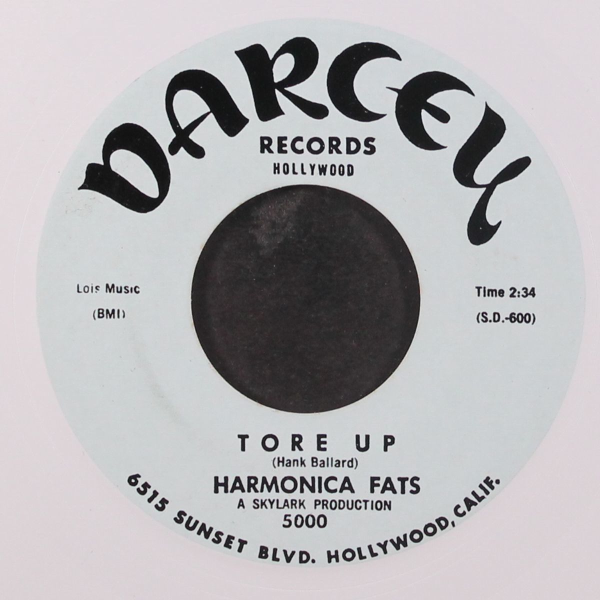 tore up / i get so tired by HARMONICA FATS