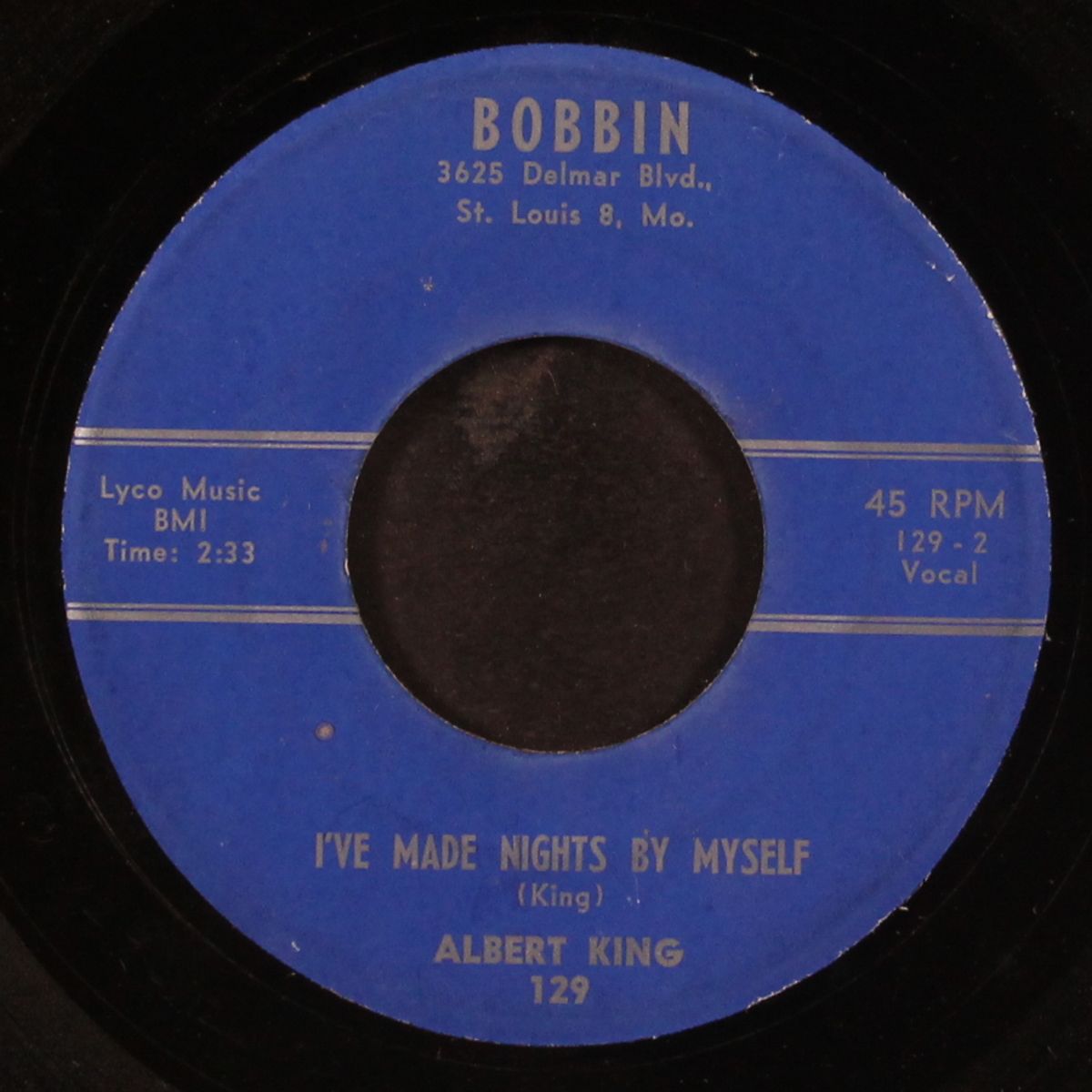 i walked all night long / i've made nights by myself by ALBERT KING