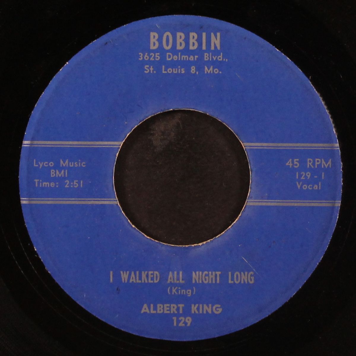 i walked all night long / i've made nights by myself by ALBERT KING