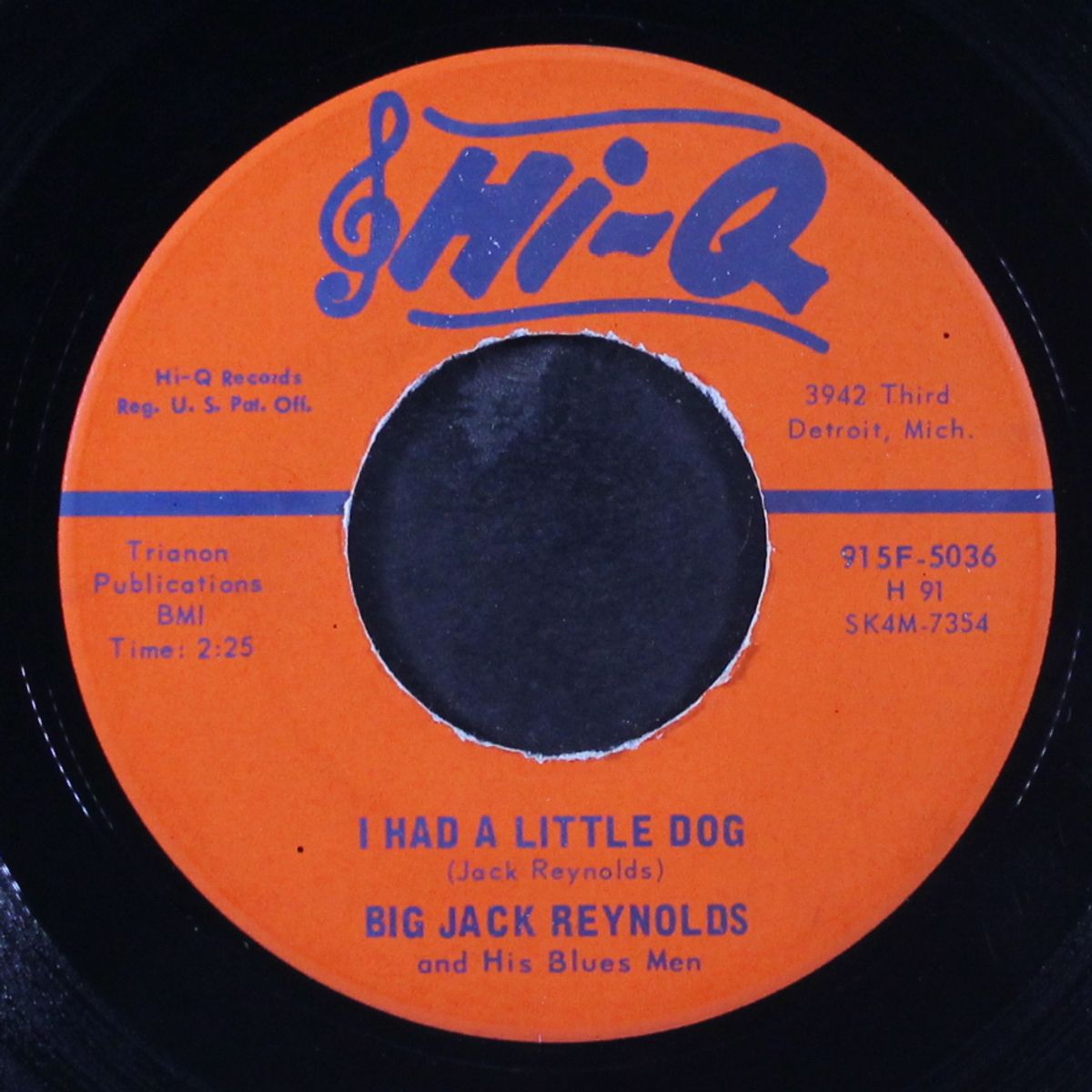 you won't treat me right / i had a little dog by BIG JACK REYNOLDS