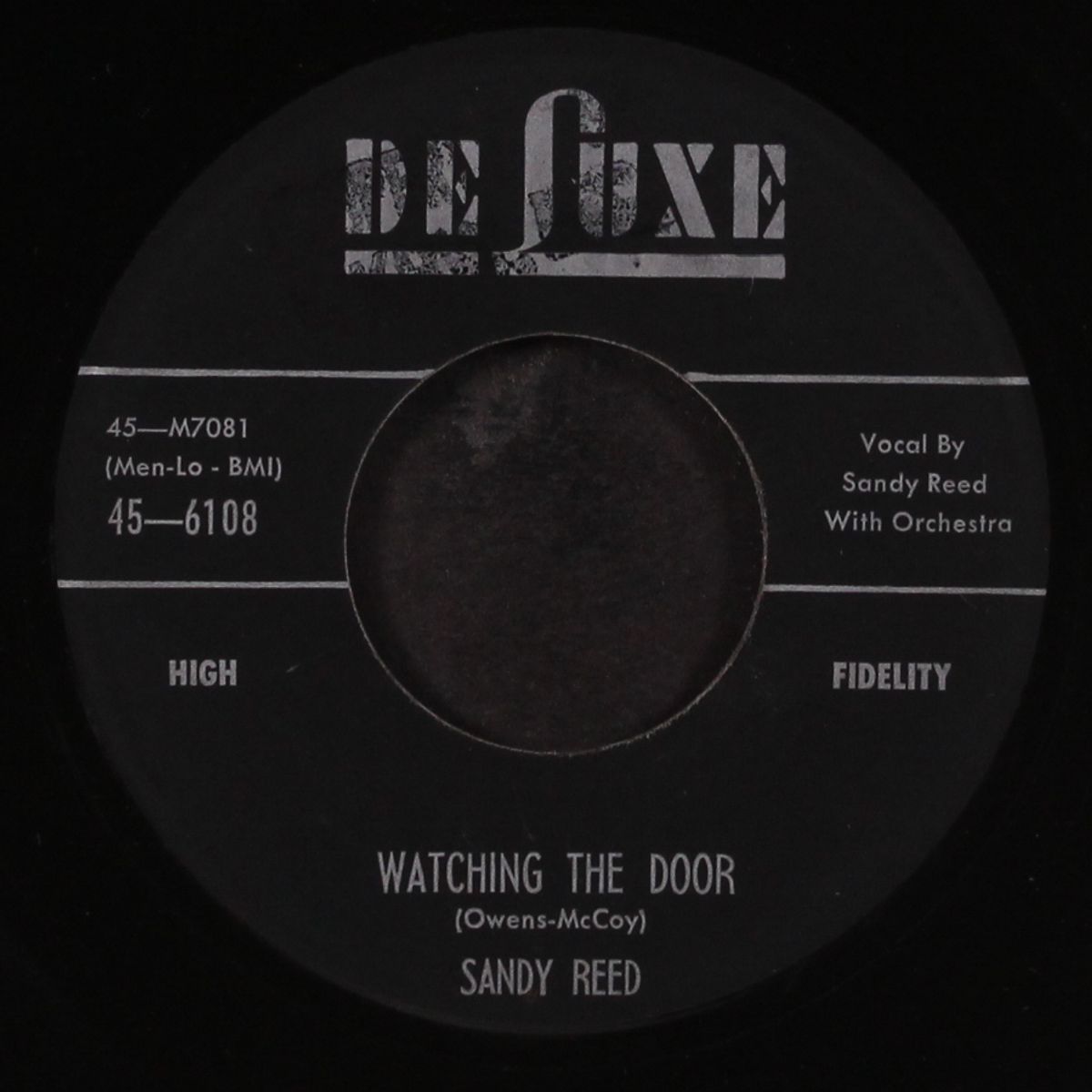 tell me whatcha gonna do / watching the door by SANDY REED