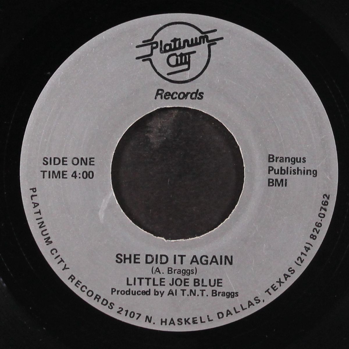 she did it again / me and my guitar by LITTLE JOE BLUE