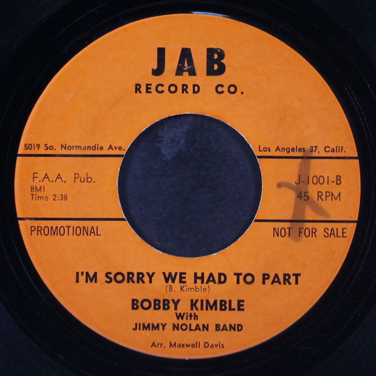 stop right here i got love / i'm sorry we had to part by BOBBY KIMBLE