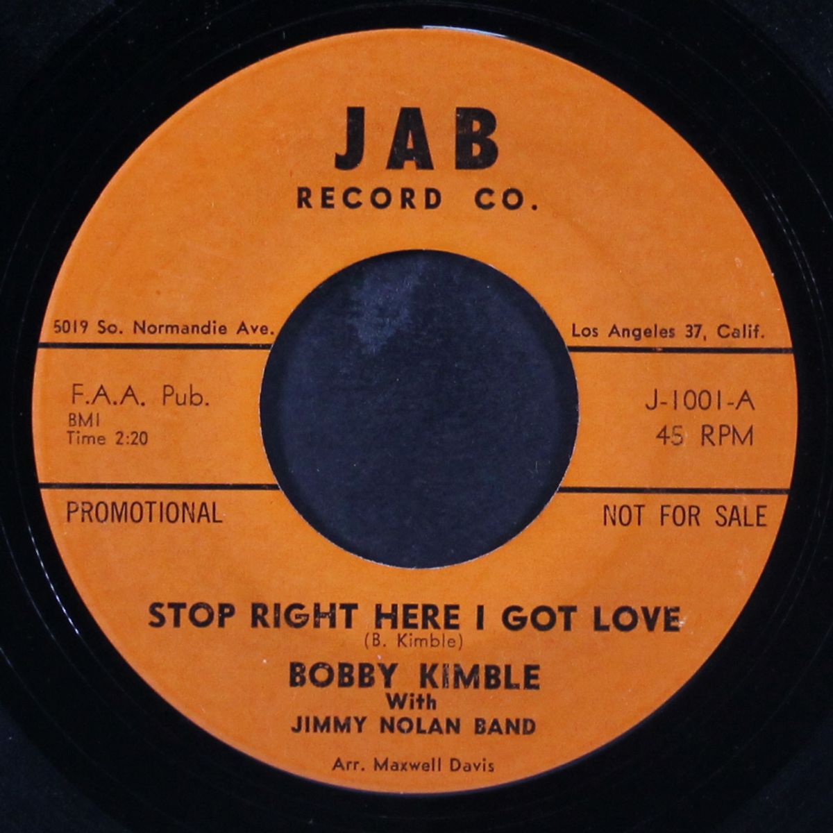stop right here i got love / i'm sorry we had to part by BOBBY KIMBLE