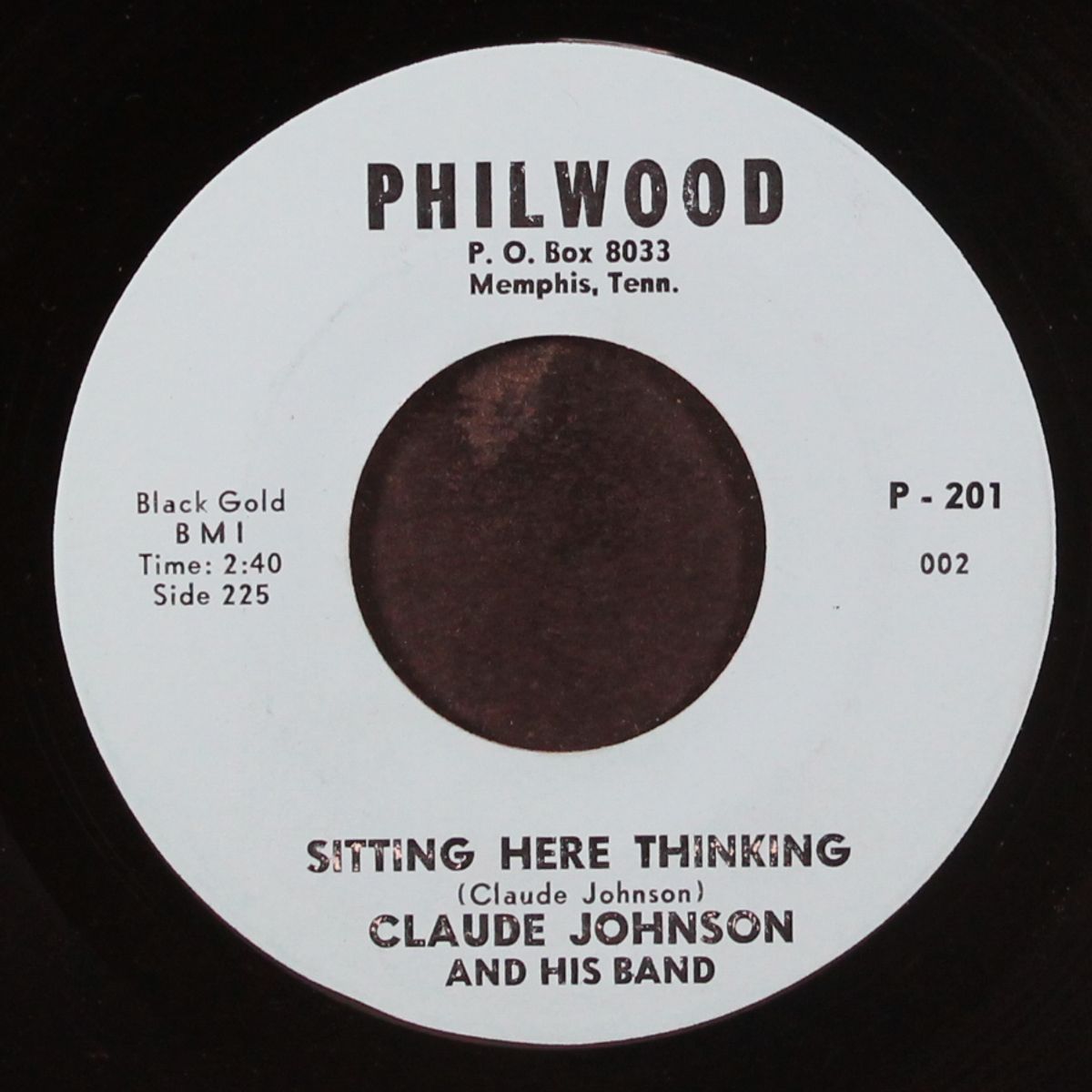 i am blue and lonesome / sitting here thinking by CLAUDE JOHNSON