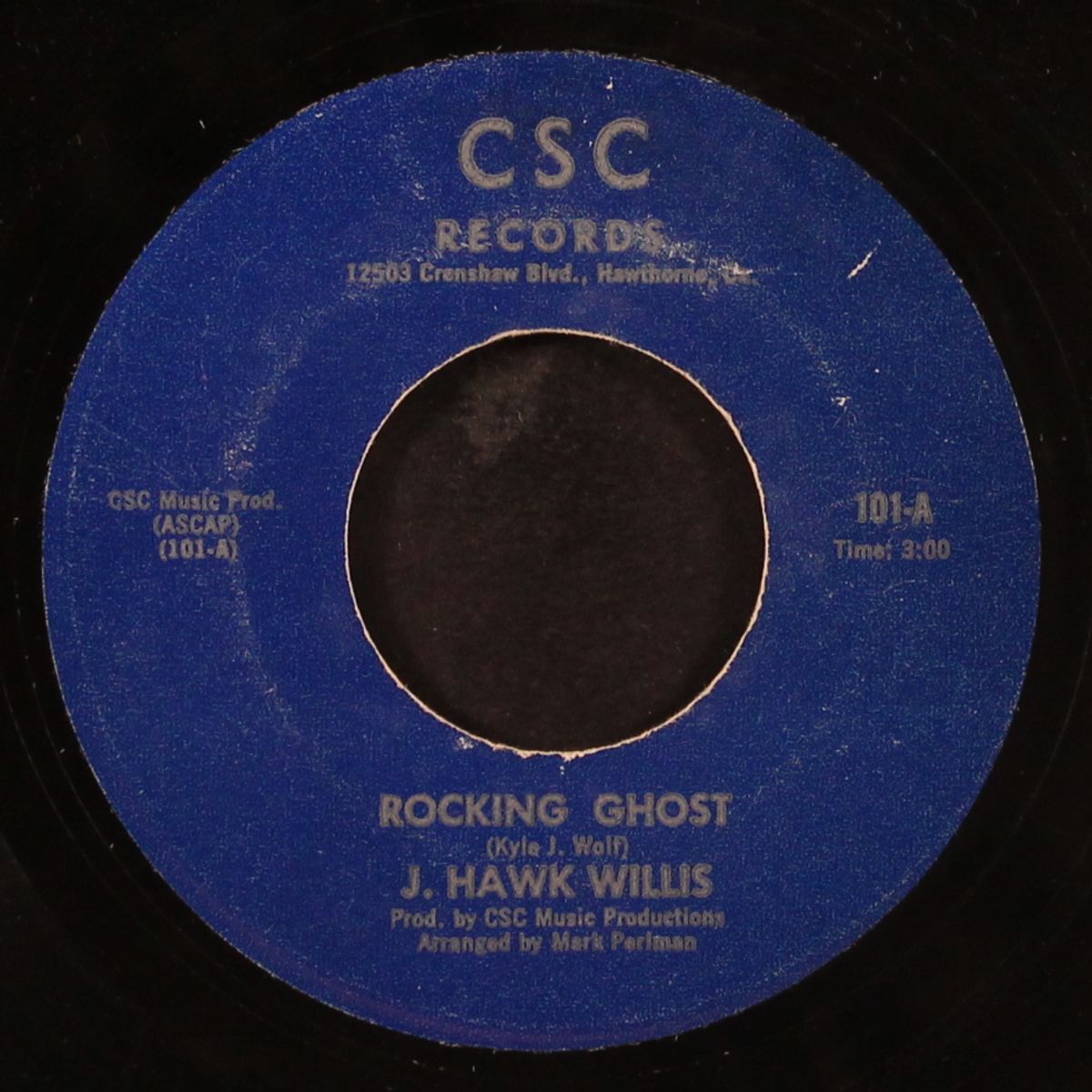 rocking ghost / easy money blues by J. HAWK WILLIS