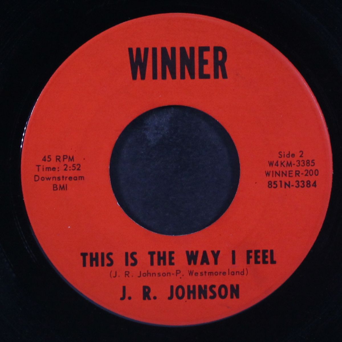 i'm just a lover / this is the way i feel by J.R. JOHNSON