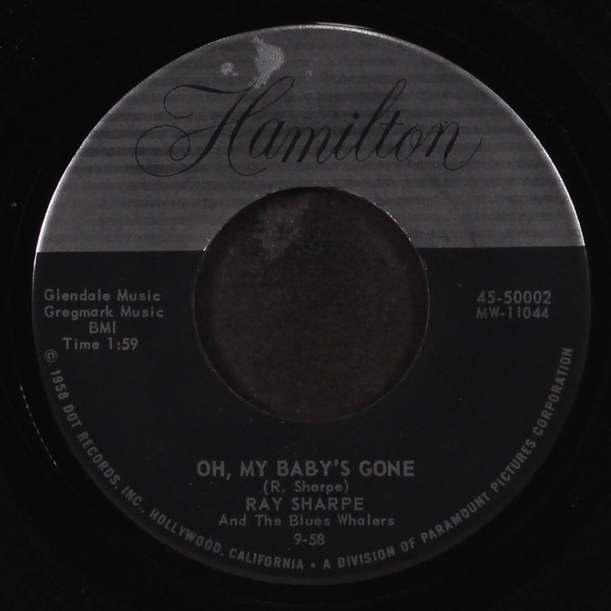 oh my baby's gone / that's the way i feel by RAY SHARPE