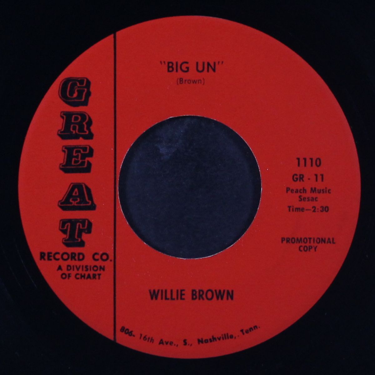 big un / if you ever get worried by WILLIE BROWN