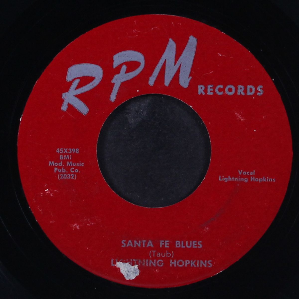 some day baby / santa fe blues by LIGHTNING HOPKINS