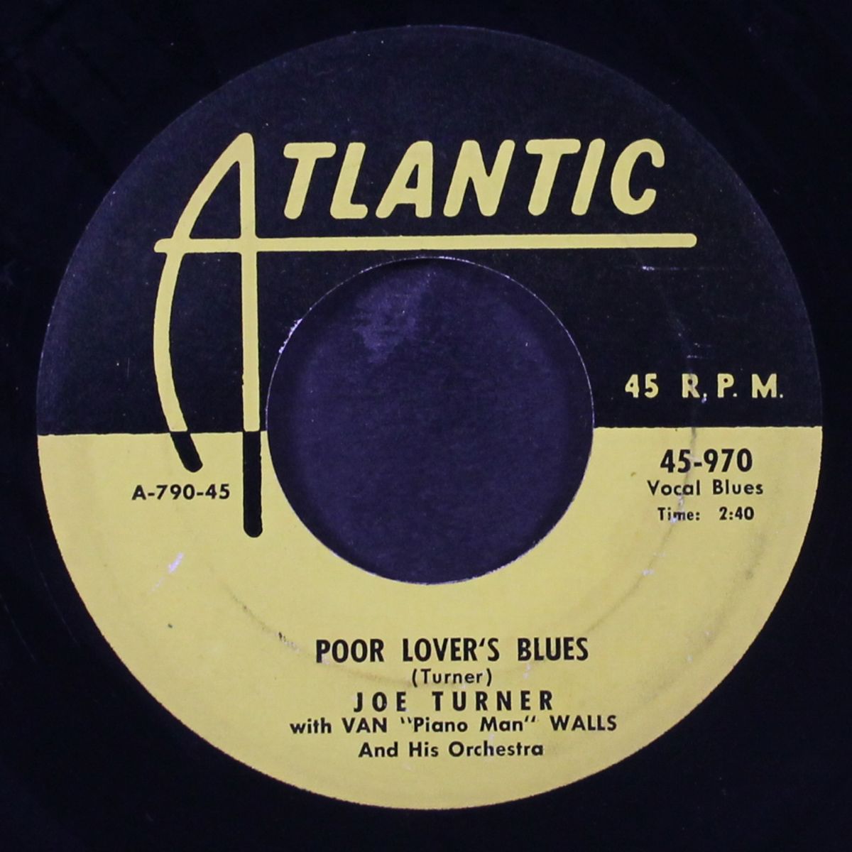 don't you cry / poor lover's blues by JOE TURNER