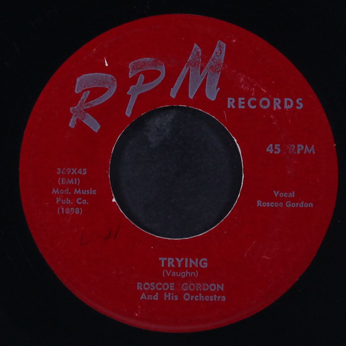 dream baby / trying by ROSCOE GORDON