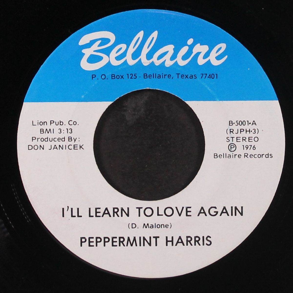 talking about love / i'll learn to love again by PEPPERMINT HARRIS
