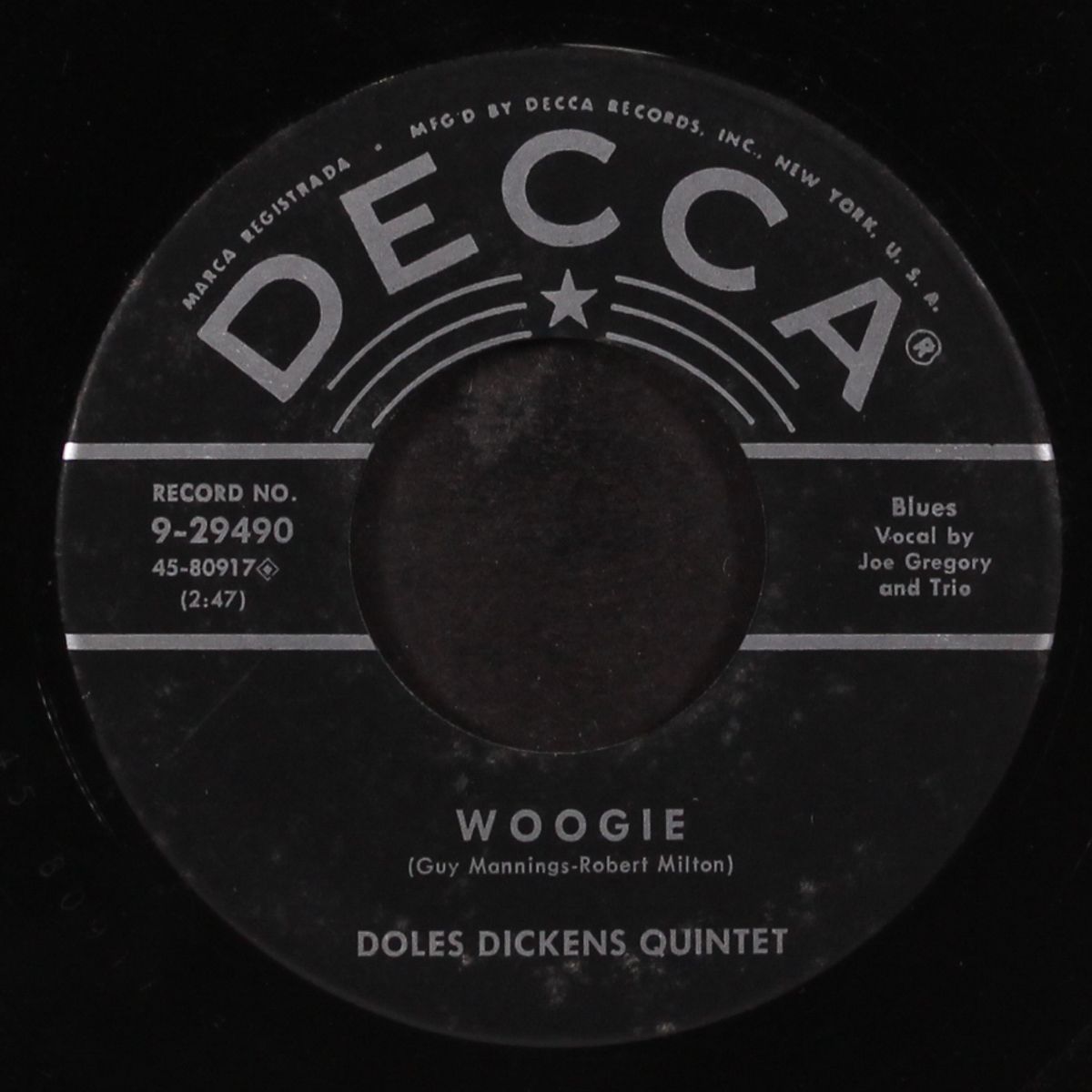 gonna rock this mornin' / woogie by DOLES DICKENS