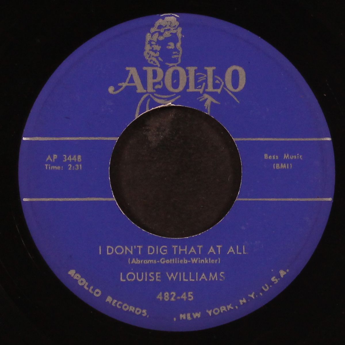 i don't dig that at all / lonely days by LOUISE WILLIAMS