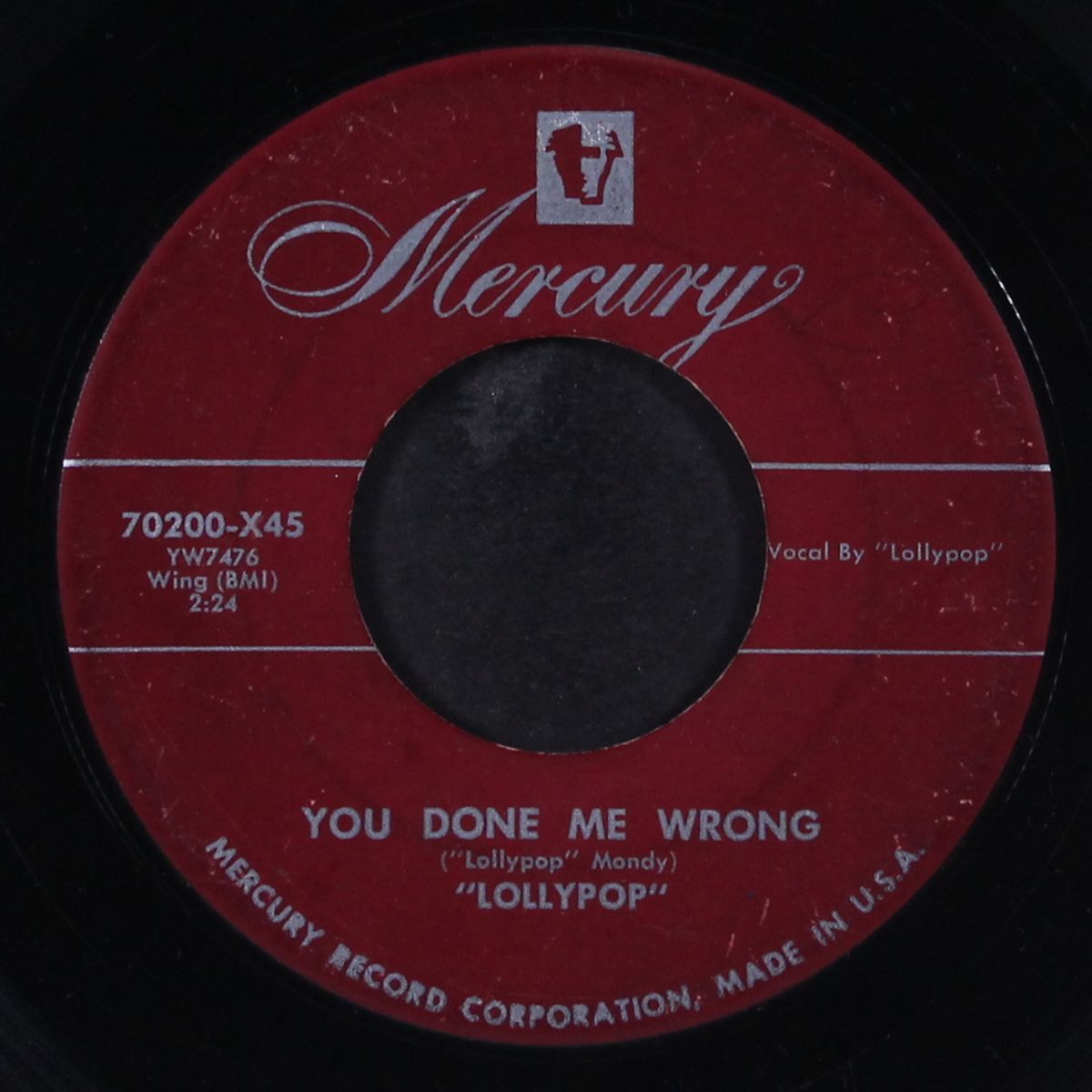 i need you baby / you done me wrong by LOLLYPOP