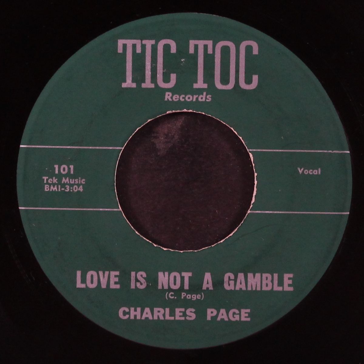 sweet little girl / love is not a gamble by CHARLES PAGE