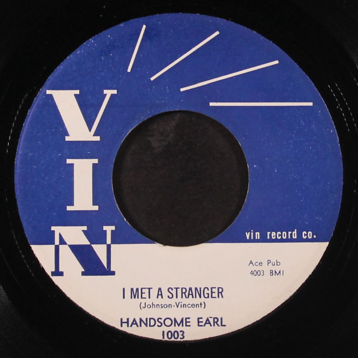 everybody got to cry / i met a stranger by HANDSOME EARL
