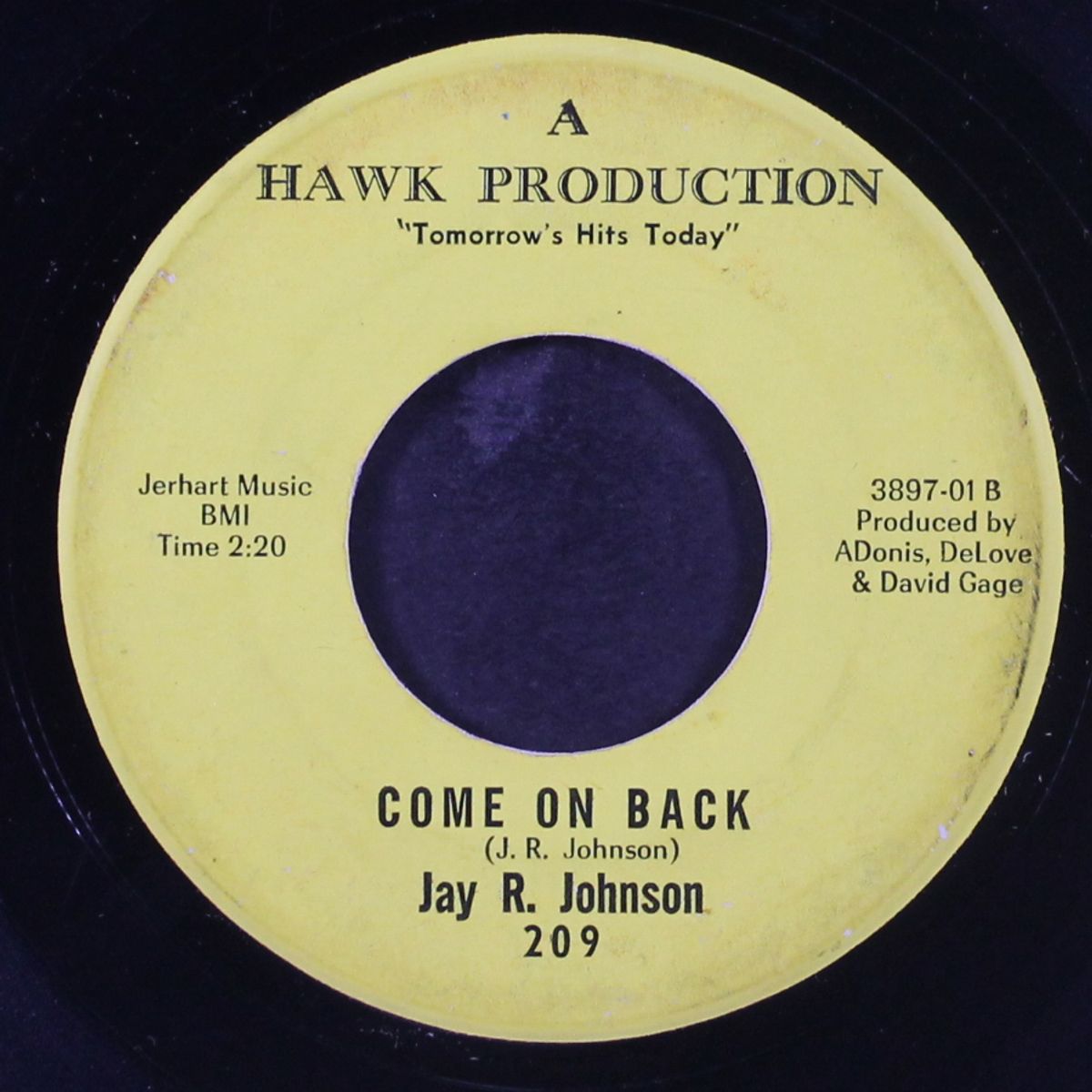 come on back / i'll always be your lovin' man by JAY R. JOHNSON