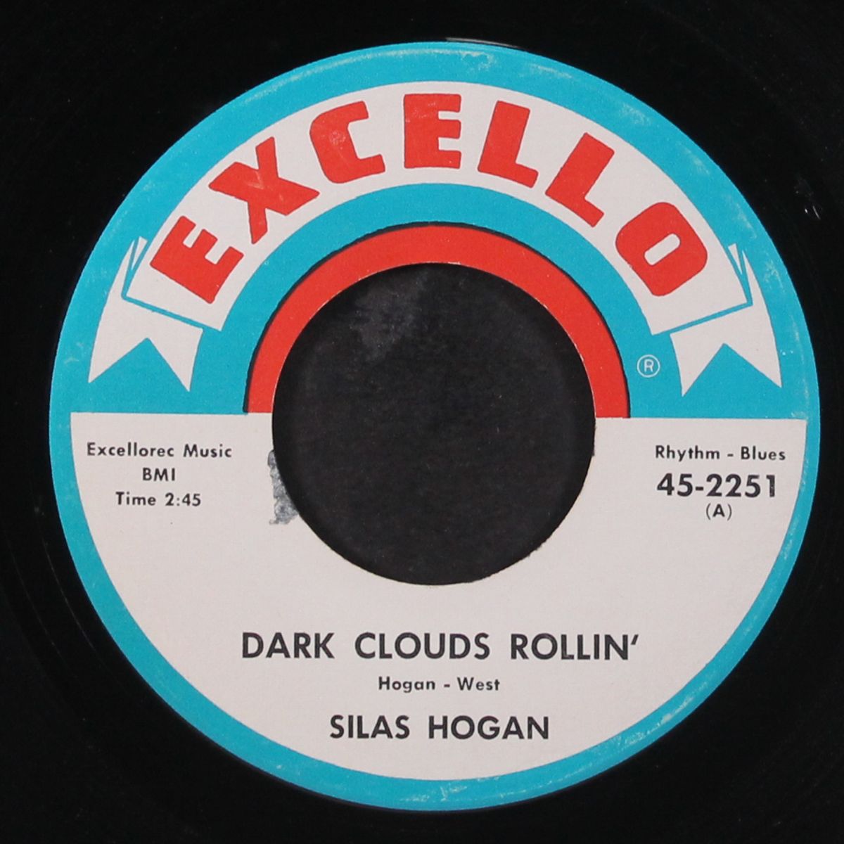 dark clouds rollin' / i'm in love with you baby by SILAS HOGAN