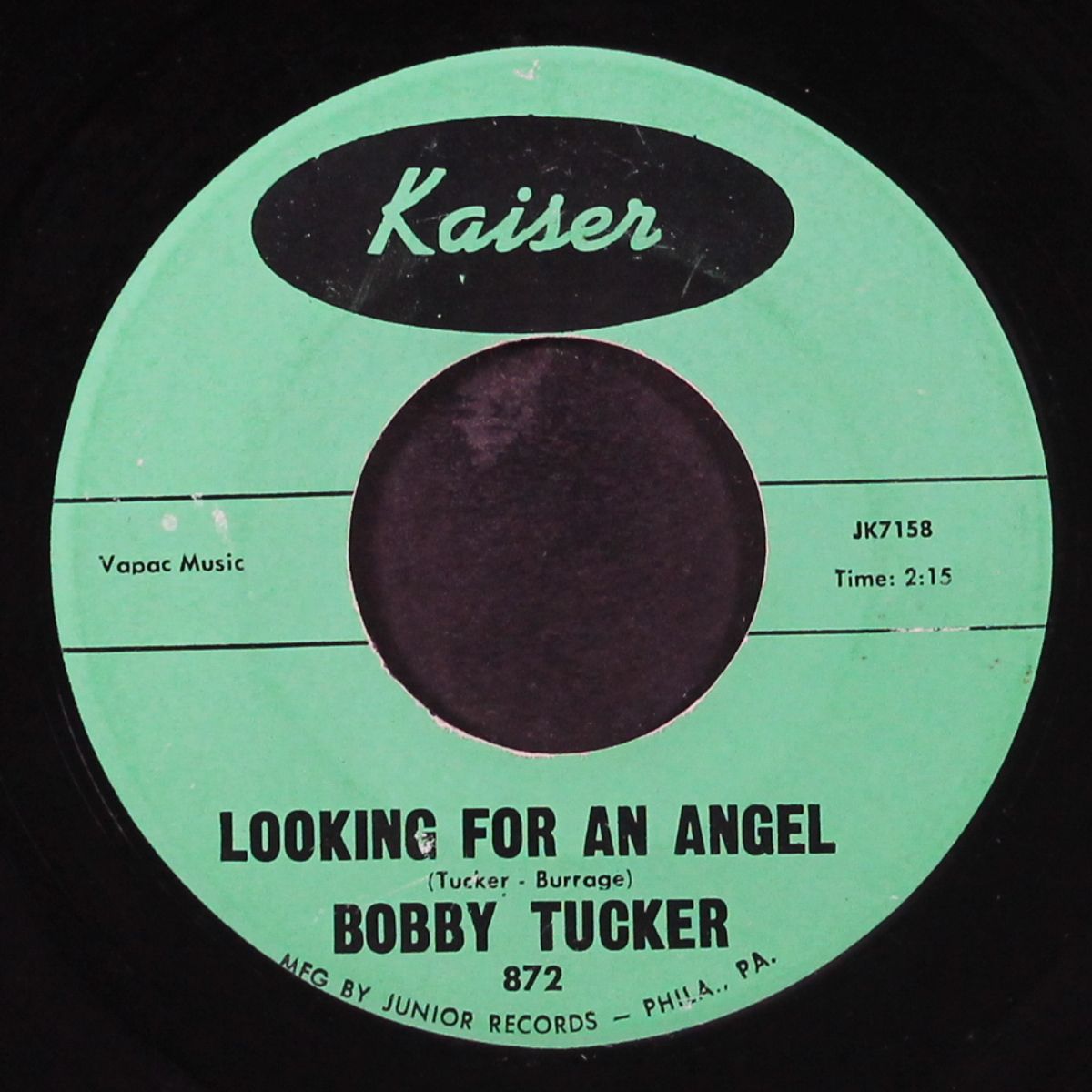 crying for my baby / looking for an angel by BOBBY TUCKER