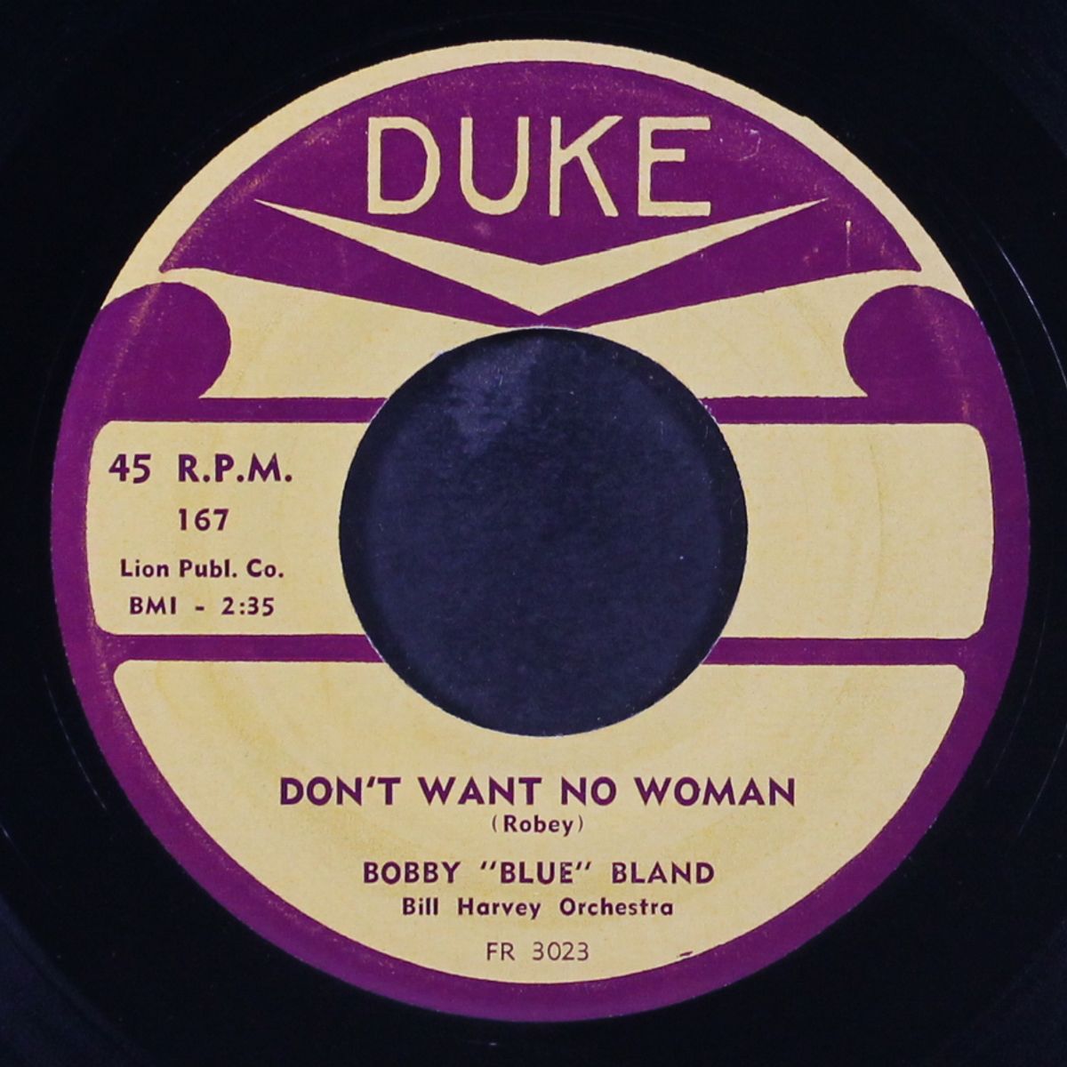i smell trouble / don't want no woman by BOBBY BLAND
