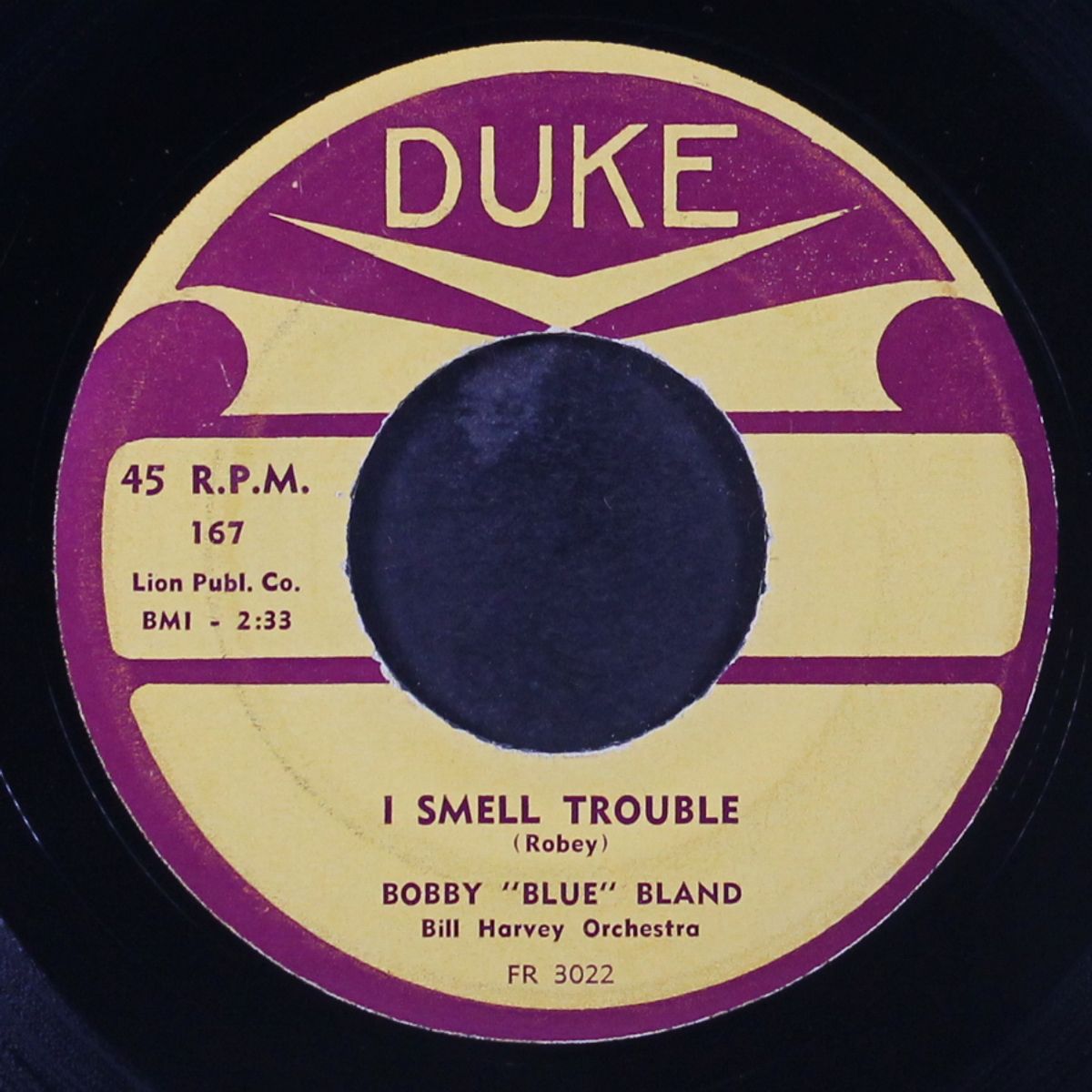 i smell trouble / don't want no woman by BOBBY BLAND