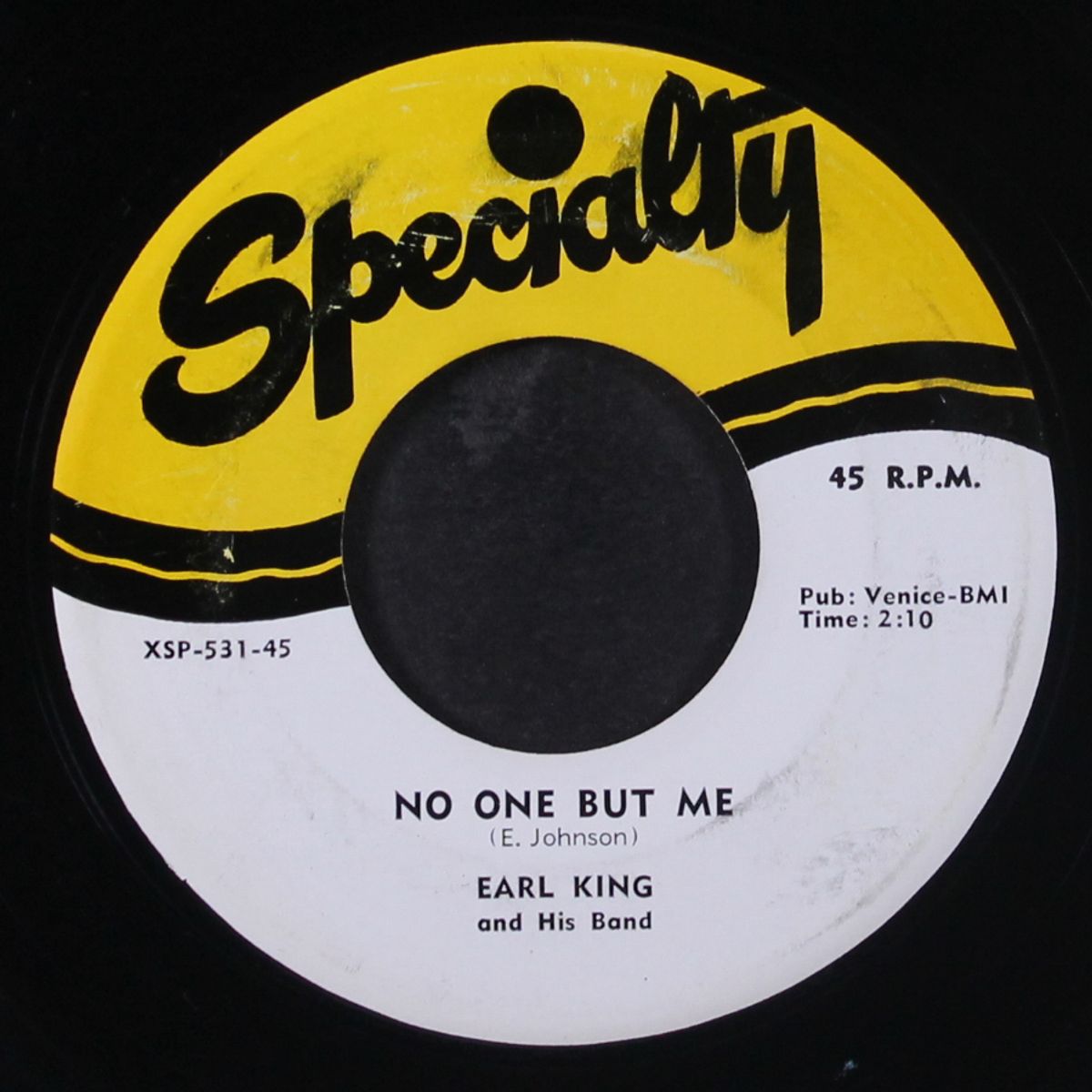 eating & sleeping / no one but me by EARL KING