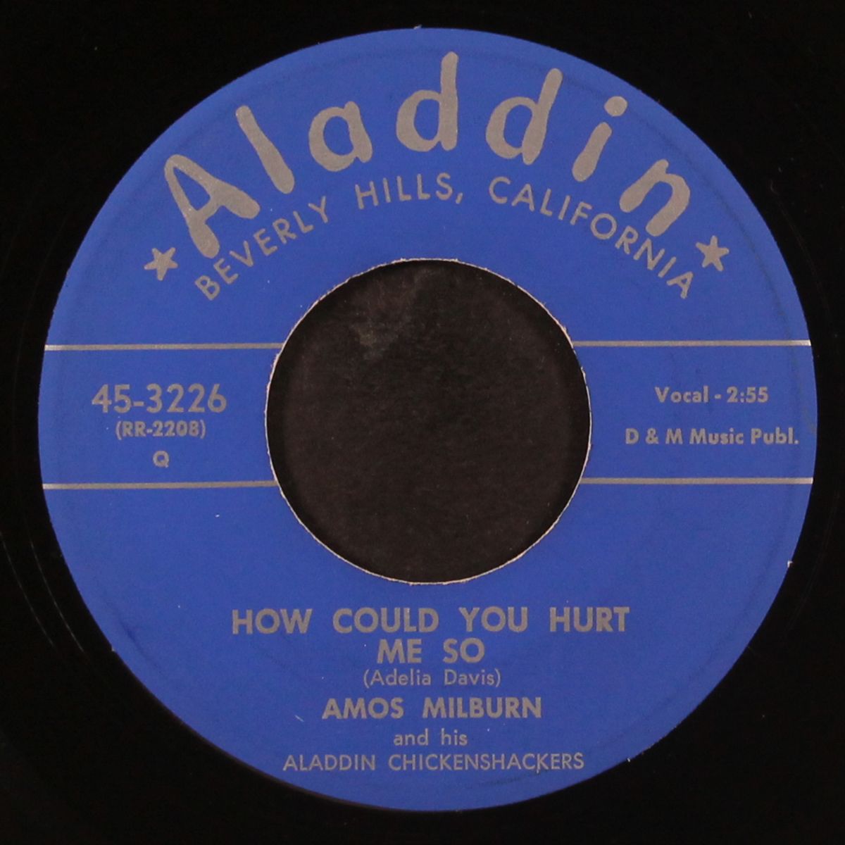 how could you hurt me so / rocky mountain by AMOS MILBURN