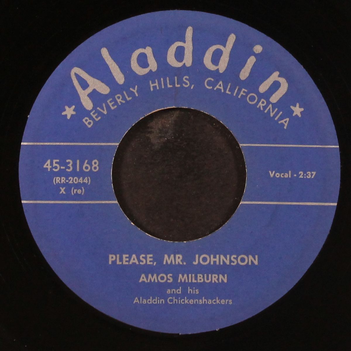 please, mr. johnson / long, long day by AMOS MILBURN