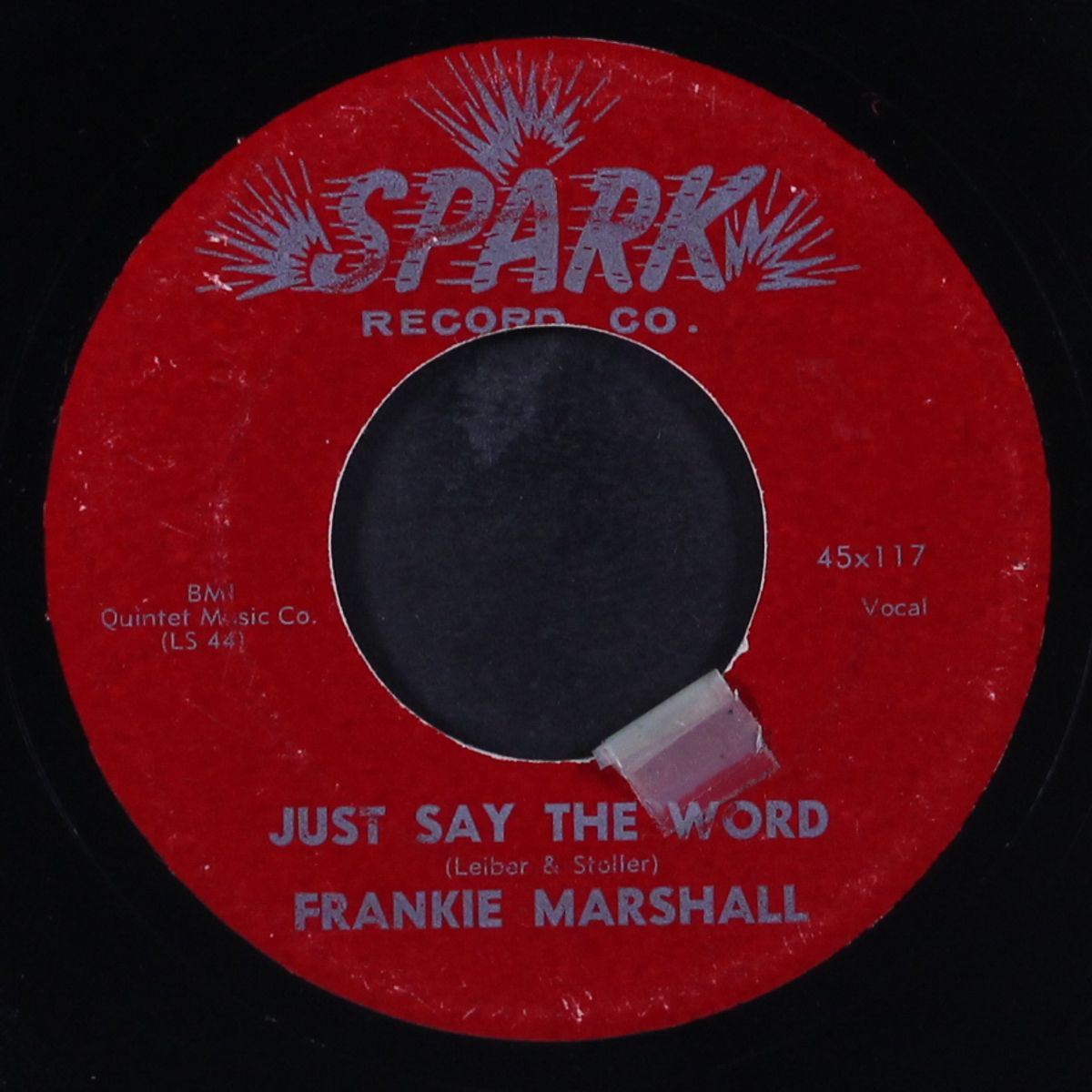 just say the word / no one else will ever know by FRANKIE MARSHALL