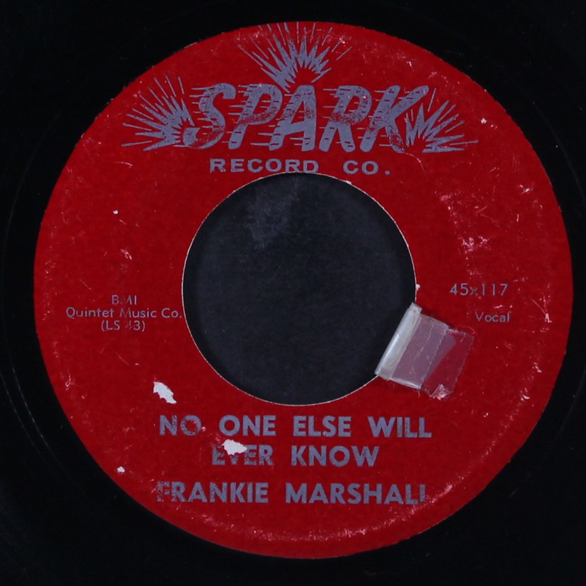 just say the word / no one else will ever know by FRANKIE MARSHALL