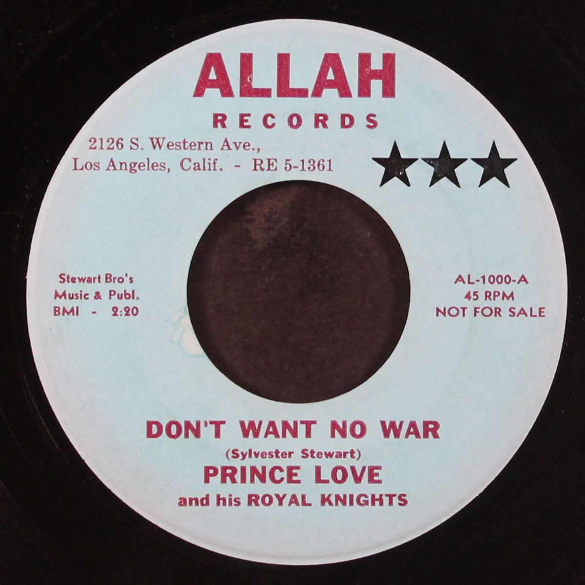 don't want no war / the stomp by PRINCE LOVE