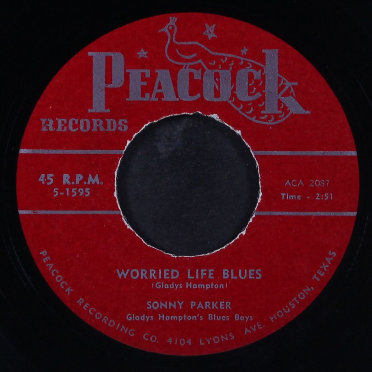 worried life blues / money ain't everything by SONNY PARKER