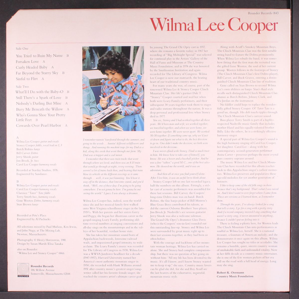 wilma lee cooper by WILMA LEE COOPER