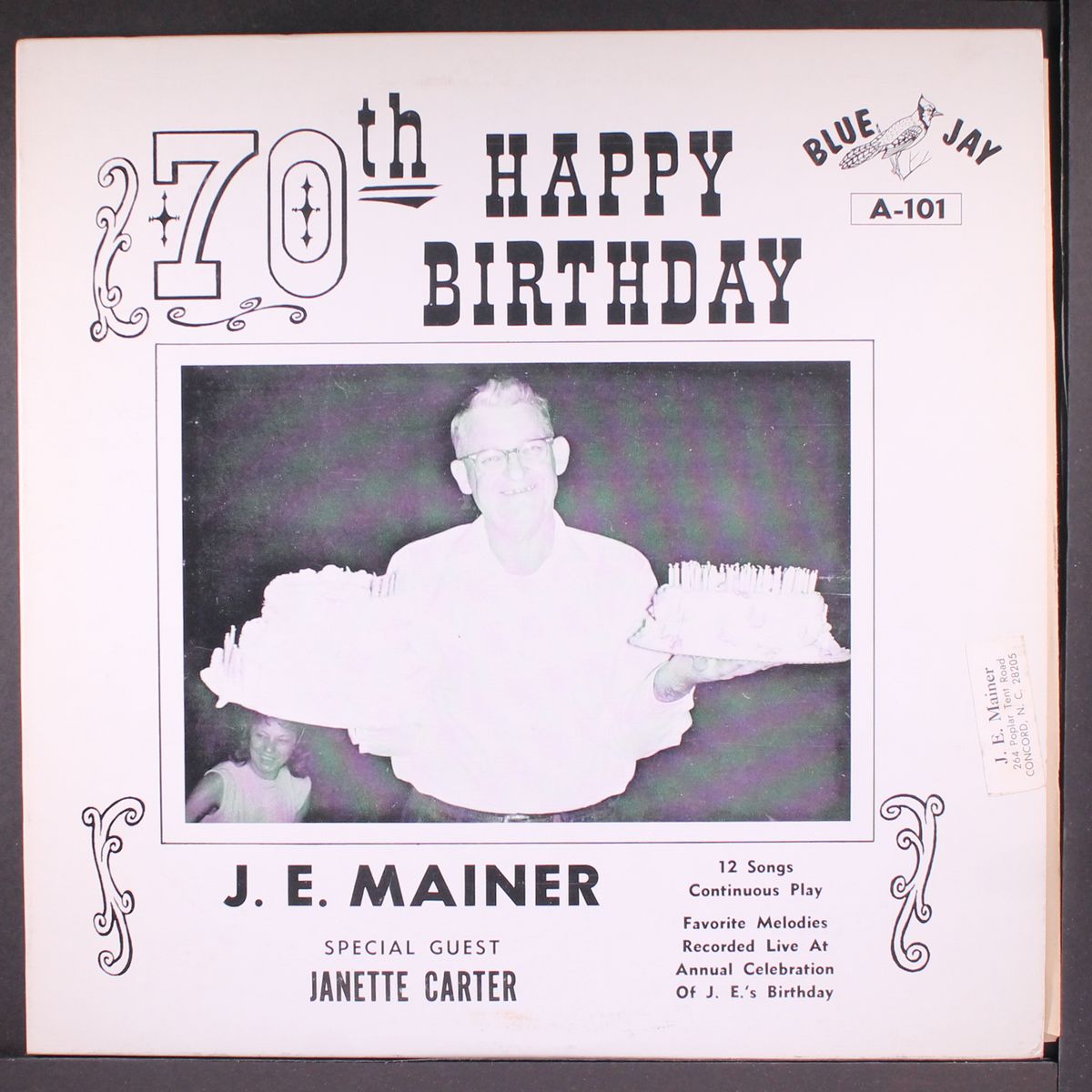 happy 70th birthday by J.E. MAINER