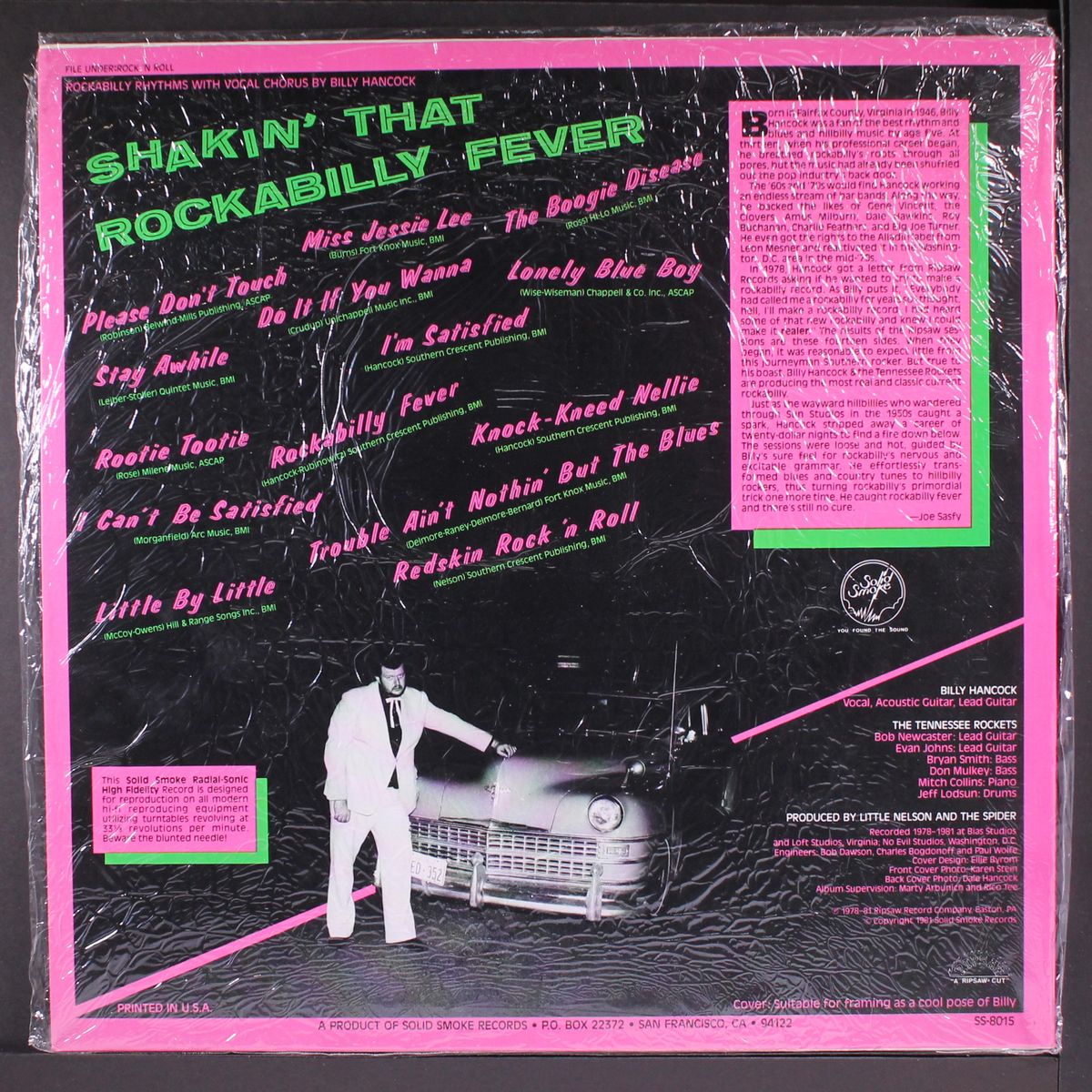 shakin' that rockabilly fever by BILLY HANCOCK