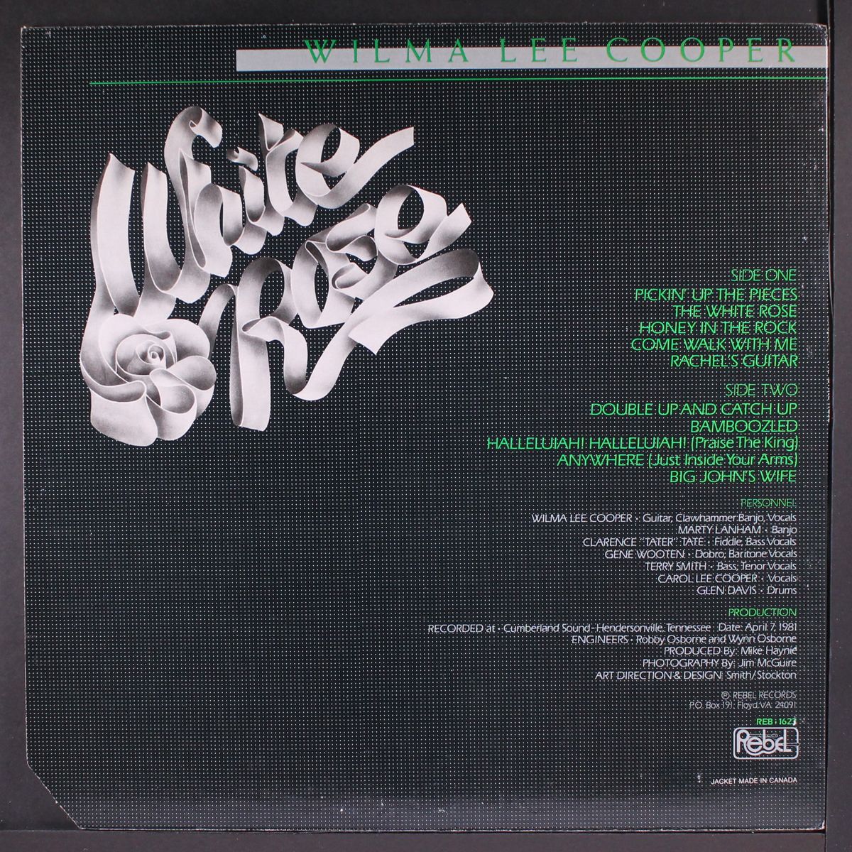 white rose by WILMA LEE COOPER