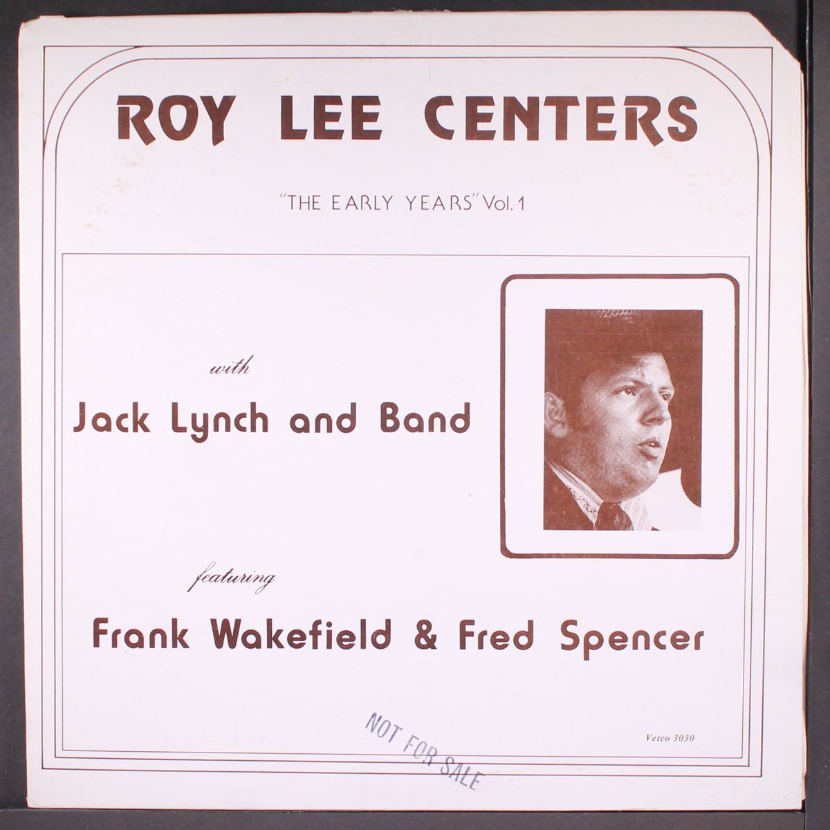 the early years, vol. 1 by ROY LEE CENTERS