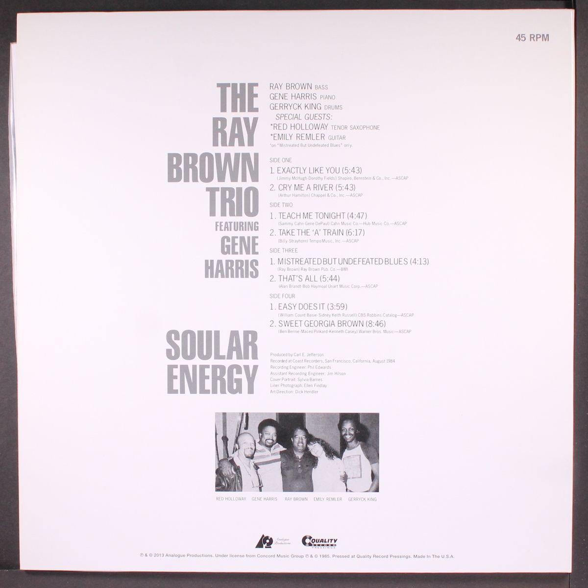 soular energy by RAY BROWN
