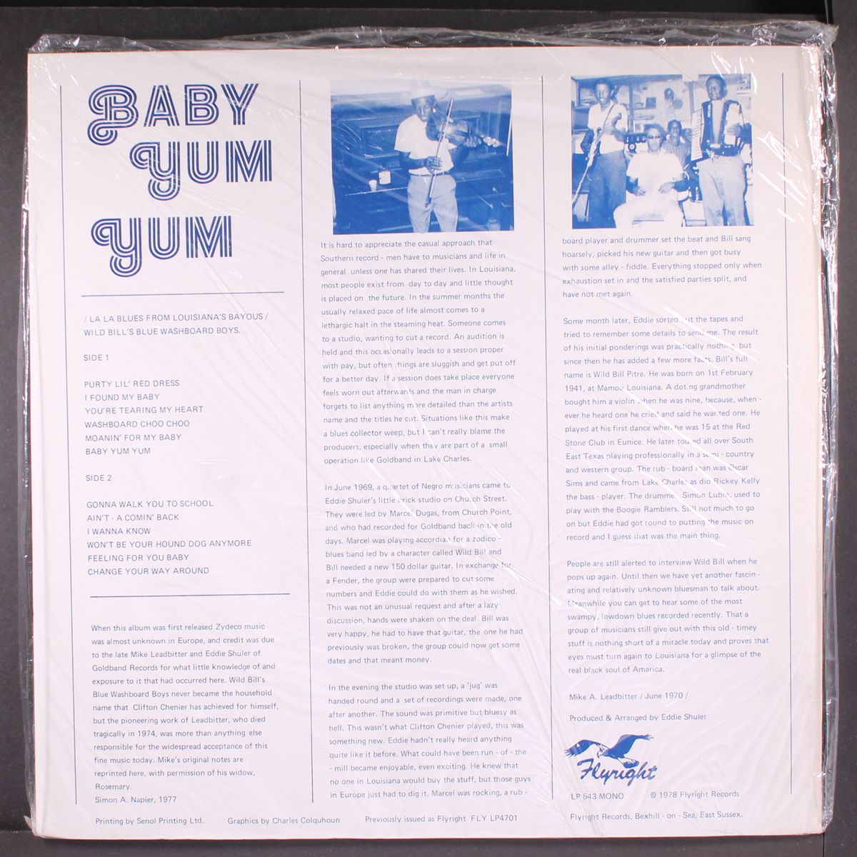 baby yum yum by WILD BILL'S BLUE WASHBOARD BOYS
