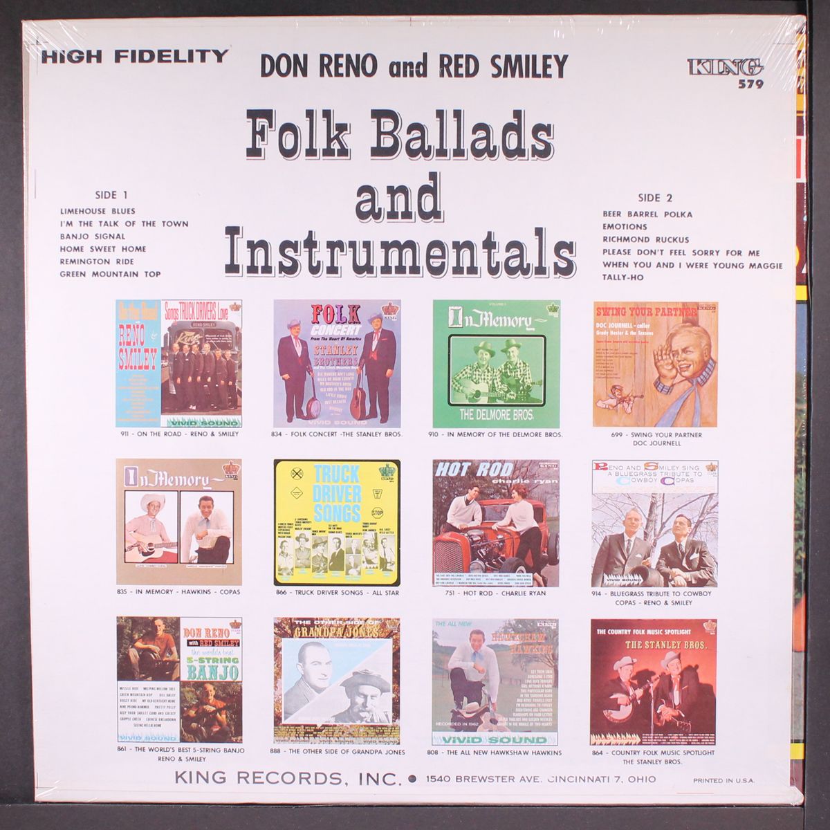 folk ballads and instrumentals by RENO & SMILEY