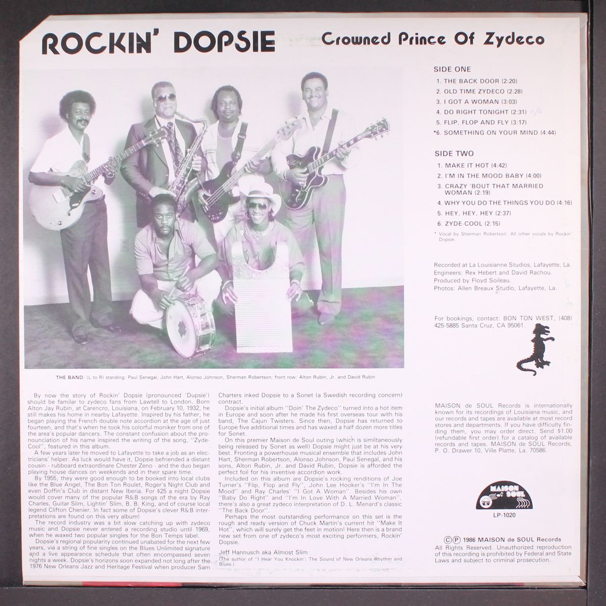 crowned prince of zydeco by ROCKIN' DOPSIE