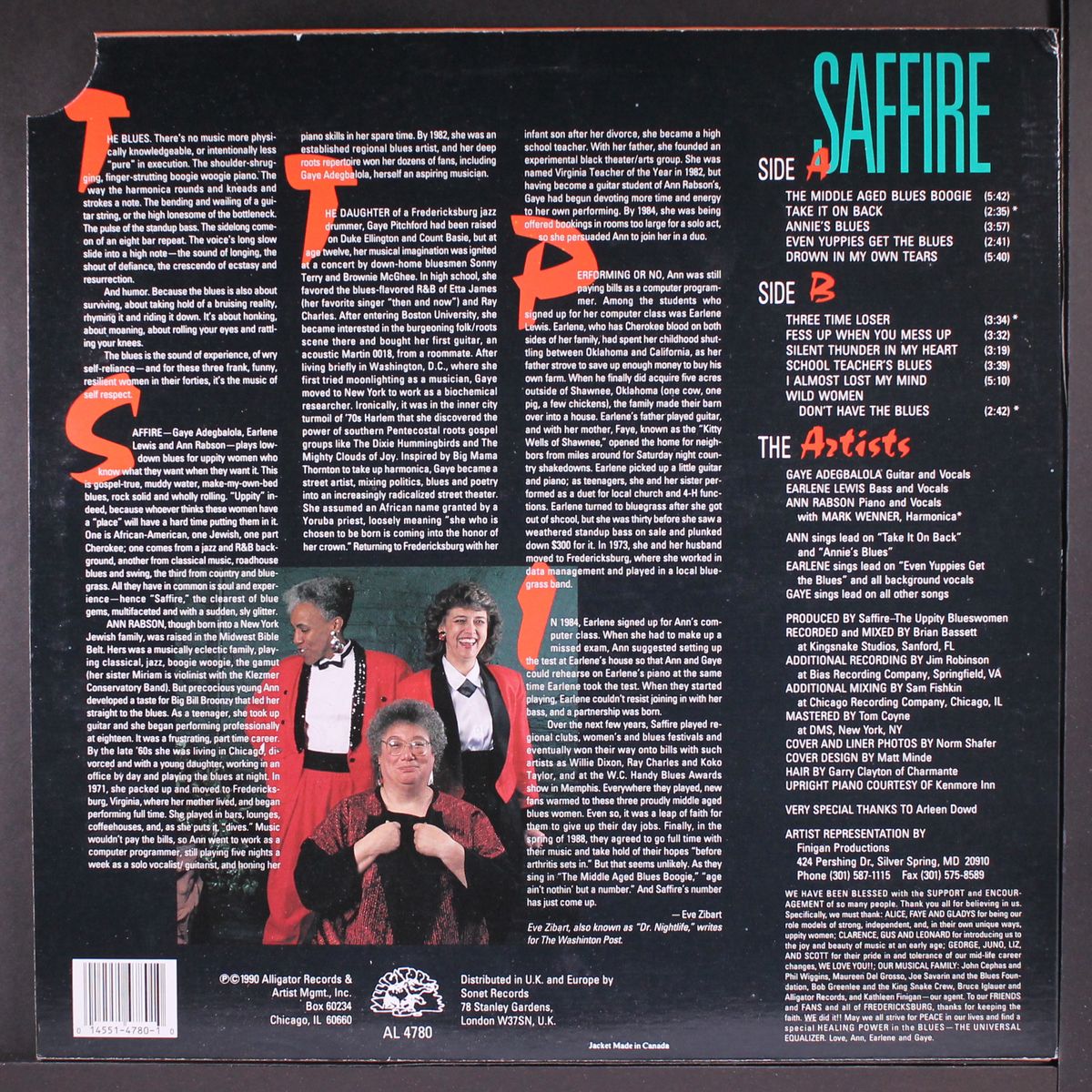 the uppity blues women by SAFFIRE