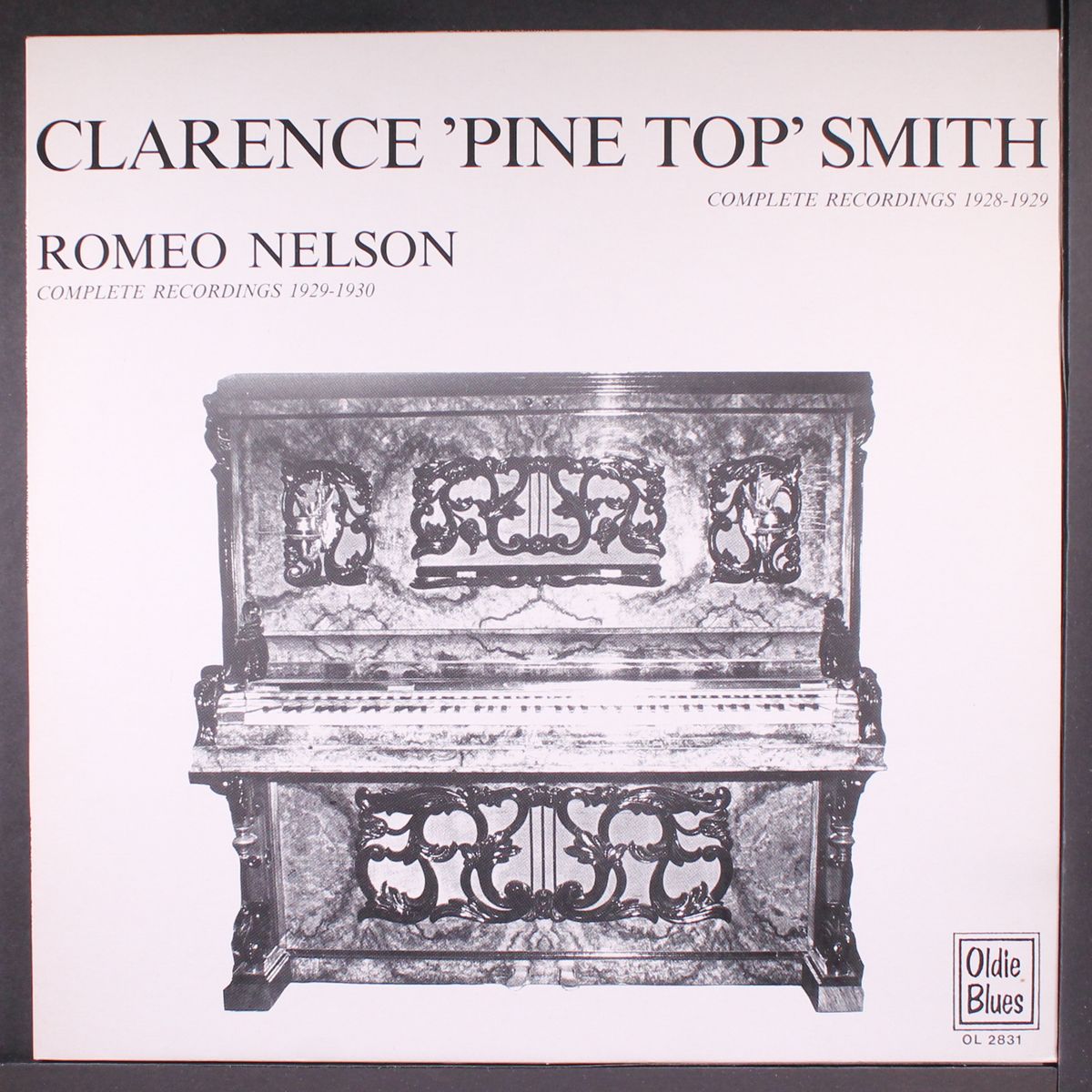 complete recordings by CLARENCE 'PINE TOP' SMITH / ROMEO NELSON